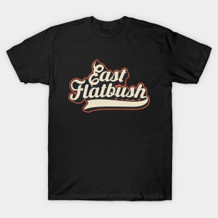 New York Brooklyn - East Flatbush Brooklyn Schriftzug - East Flatbush Logo T-Shirt